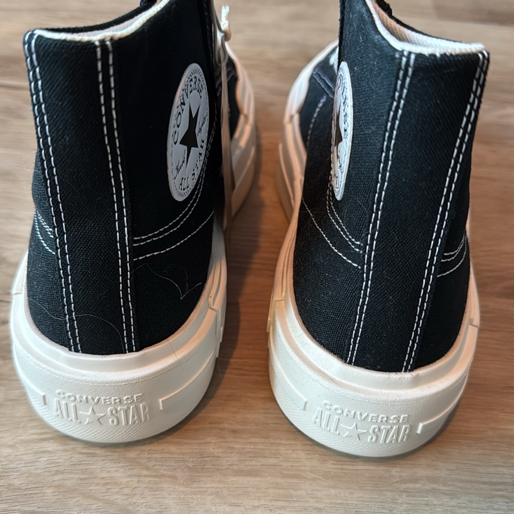 Converse Black Chuck Taylor All Star Cruise Sneakers Tops sz W8.5 M7 - Picture 5 of 13
